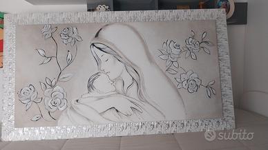 Quadro raffigurante la Madonna con Gesù bambino