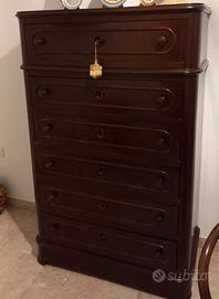 Cassettiera antica 6 cassetti