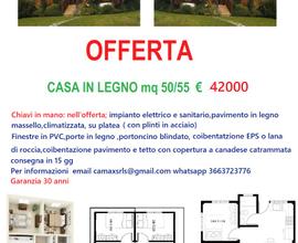 Casa in legno 42000