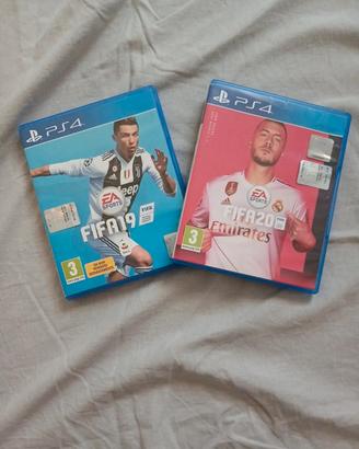 Lotto videogiochi PlayStation4 - FIFA 19 e FIFA 20
