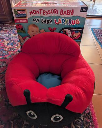 Poltroncina Montessori My Baby Ladybug NUOVA