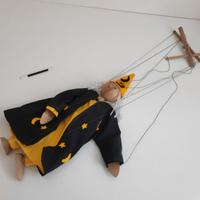 Marionetta con i fili - Mago con bacchetta magica