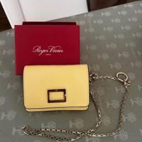 Portafogli con tracolla/mini pochette - vera pelle