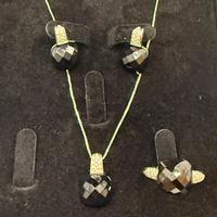 Parure Oro bianco 18 kt titolo 750%