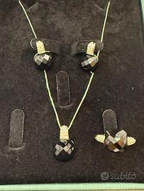 Parure Oro bianco 18 kt titolo 750%