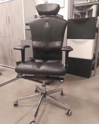 Sedia ergonomica Kulik Victory ecopelle nera