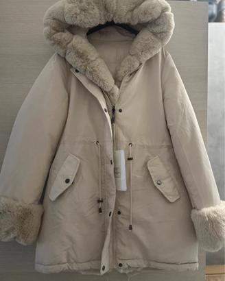 Piumino Leancce collection double face Panna