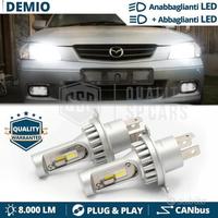 Kit Full LED H4 Per MAZDA DEMIO Luci CANbus 6500K