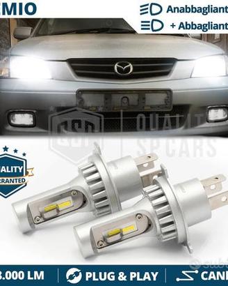 Kit Full LED H4 Per MAZDA DEMIO Luci CANbus 6500K