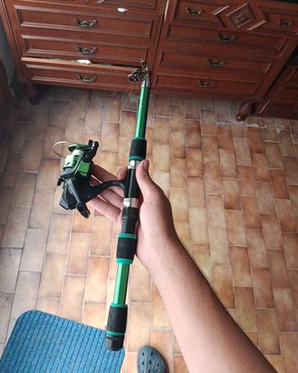 canna da pesca telescopica economica 