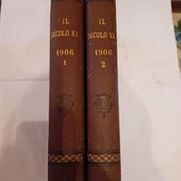 IL SECOLO XX ANNATA COMPLETA 1906 2 VOLUMI