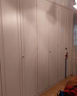 armadio legno bianco