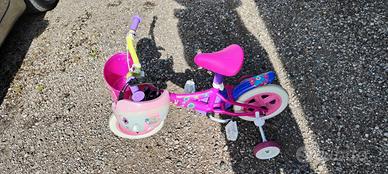 Bicicleta bambine eta 3-6 anni..