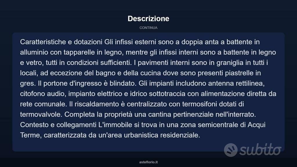 Appartamento – Acqui Terme, Alessandria - Vista 5
