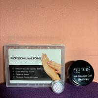 Gel costruttore Get nails + dual form + glitter