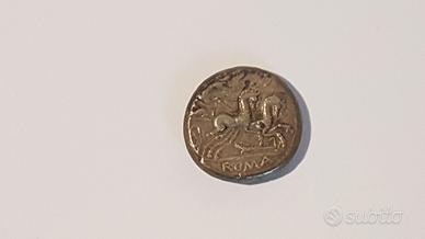 Denario romano argento Gens Cipia (115-114 a.C.)