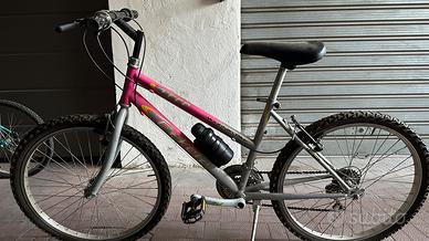 Bicicletta Mountain Bike DAKOTA rosa e argento