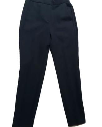 Pantalone affusolato nero cotone  Mango XXXS Nuovo