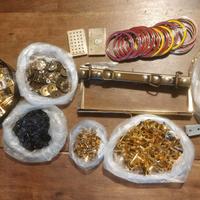 Minuteria/accessori di vario tipo x pelletteria