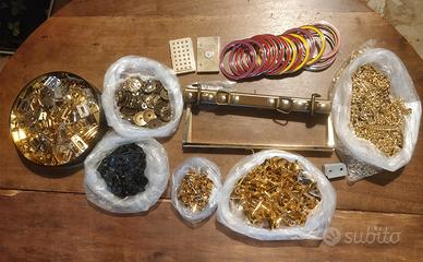 Minuteria/accessori di vario tipo x pelletteria