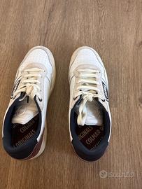 Scarpe colmar bianche blu e marroni