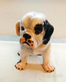 Statua cane in ceramica