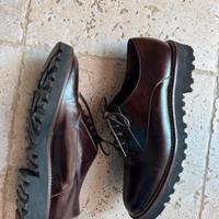 Scarpe stringate donna Cenedella 37 1/2 - borgogna