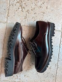 Scarpe stringate donna Cenedella 37 1/2 - borgogna