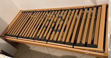 Letto singolo   motorizzato + materasso  memory