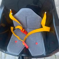 Seggiolino portabimbo anteriore per bicicletta