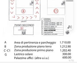 I capannone in zona centro commerciale ipercop