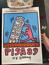 Poster stampa quadro Pisa 89 keith Haring