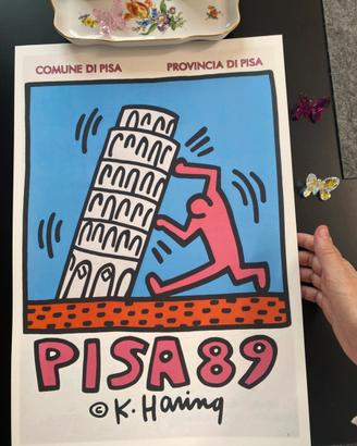 Poster stampa quadro Pisa 89 keith Haring