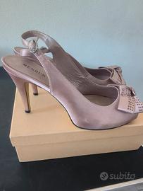 Scarpe Slingback Menbur Rosa Cipria