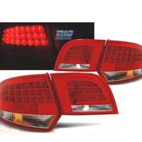 FANALI PER AUDI A3 8PA SPORTBACK 04-08 LED ROSSO C