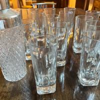 Set completo Vintage Campari - bicchieri e shaker