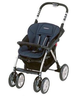 Passeggino Foppapedretti blu alluminio robusto