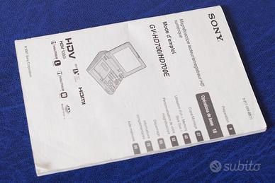Manuale Sony GV-HD700