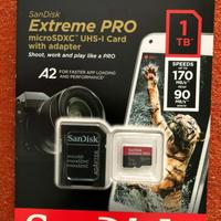 Sandisk Extreme PRO Micro SD 1 TB Terabyte 1024 GB