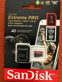 Sandisk Extreme PRO Micro SD 1 TB Terabyte 1024 GB