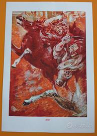 La divina commedia Aligi Sassu  5 fotolitografie