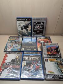 Lotto 8 Giochi Playstation 1 e 2 Funzionanti Pal