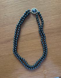 Collana perle nere