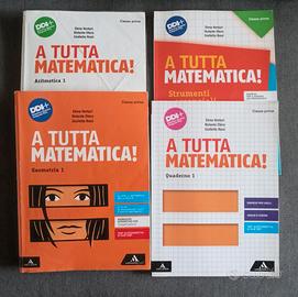 libri scolastici prima media A  TUTTA MATEMATICA 
