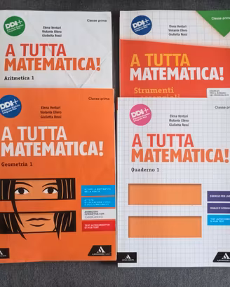 libri scolastici prima media A  TUTTA MATEMATICA 