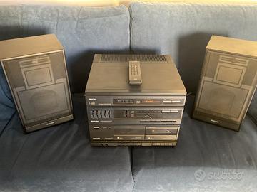 Impianto Stereo Vintage Philips F880+ Casse e tel.