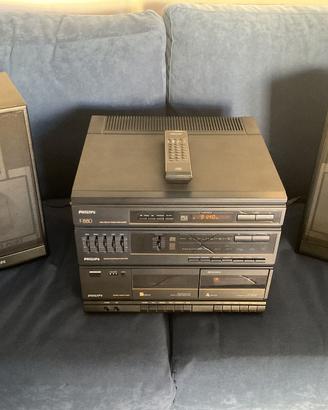 Impianto Stereo Vintage Philips F880+ Casse e tel.