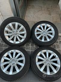 Cerchi ORIGINALI Audi da 16’’ con gomme invernali