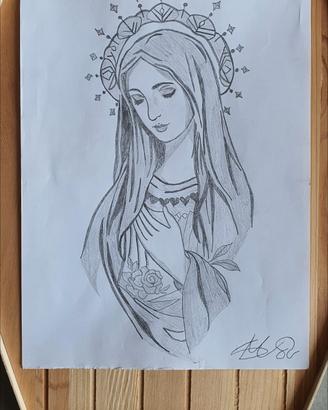 Madonnina a matita