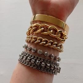 Set di n. 5 braccialetti vintage